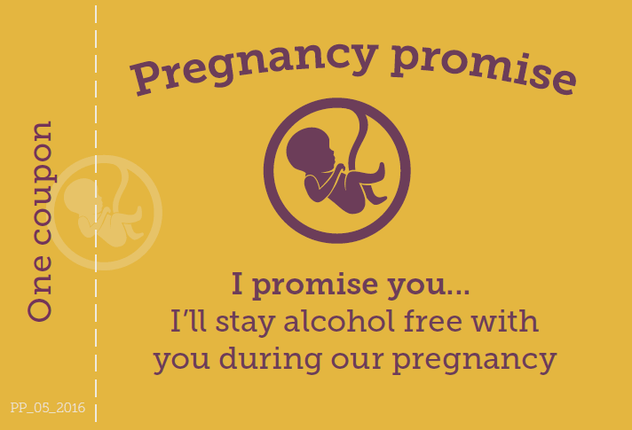 Pregnancy promise - I promise you... I'll stay alcohol free with you during our pregnancy